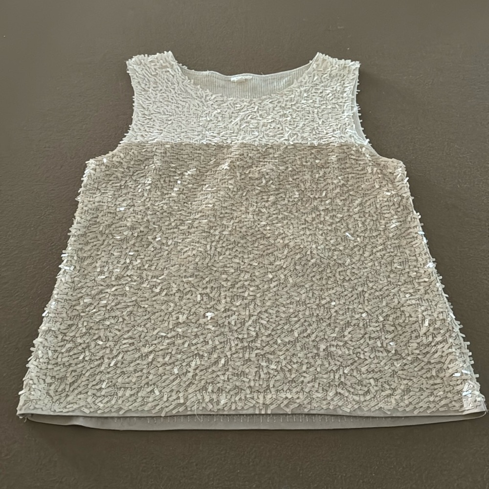 Crew XS sequin top